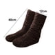 thumbnail image 2 of Calentadores de piernas peludas por encima de la rodilla calcetines borrosos de felpa medias de pantuflas largas y peludas calcetines de invierno para dormir en casa para mujeres y hombres, 2 of 5