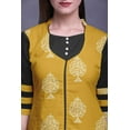thumbnail image 5 of Bimba 3/4 Sleeve Printed Long Indian Straight Kurtis For Women Summer Wear Tunic, 5 of 6