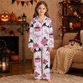 thumbnail image 2 of ZHOGXU Cozy Kids Halloween Sleepwear Long Sleeve Top And Pants Pj Sets For Boys Girls Nightwear Loungewear,9 Years, 2 of 4