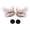 Piggy, variant on Colaxi 1 Pair Helmet Decorations Decor Accessories for Women Girls Fun Adorable Small Attachment Ornaments for Snowboarding Ski Bike Panda
