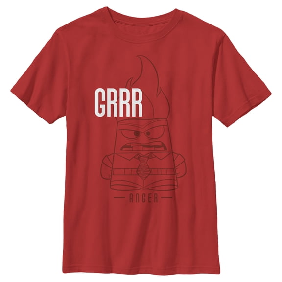 Boy's Inside Out Grrr Anger Graphic T-Shirt