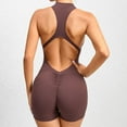 thumbnail image 3 of Women's Crisscross Backless Sports Romper Short Yoga Jumpsuit Activewear S-M, 3 of 7