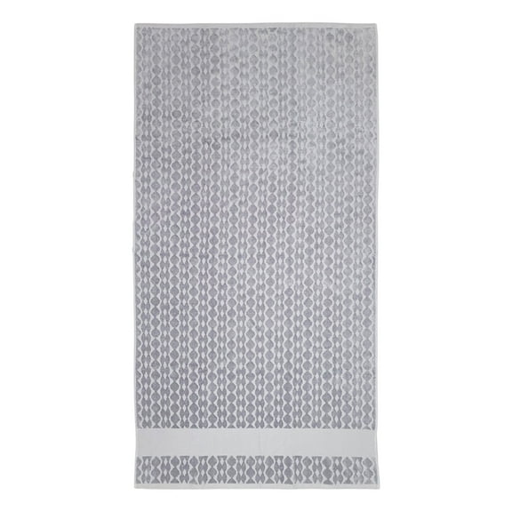 Kaufman - Oversized, 35" X 70", Solid Color, Velour Super Soft, Beach and Pool Towel, Easy Care, Extra Large, 100% USA Cotton, (Grey)