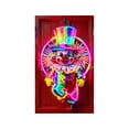 thumbnail image 2 of Decorative Carnival Door Curtain, Mardi Gras Party Decoration, 36X72 Inch - Grommeted With Decorative Ribbon, Attached For Hanging - For Home Parties, Carnival Events, Festival, 2 of 5