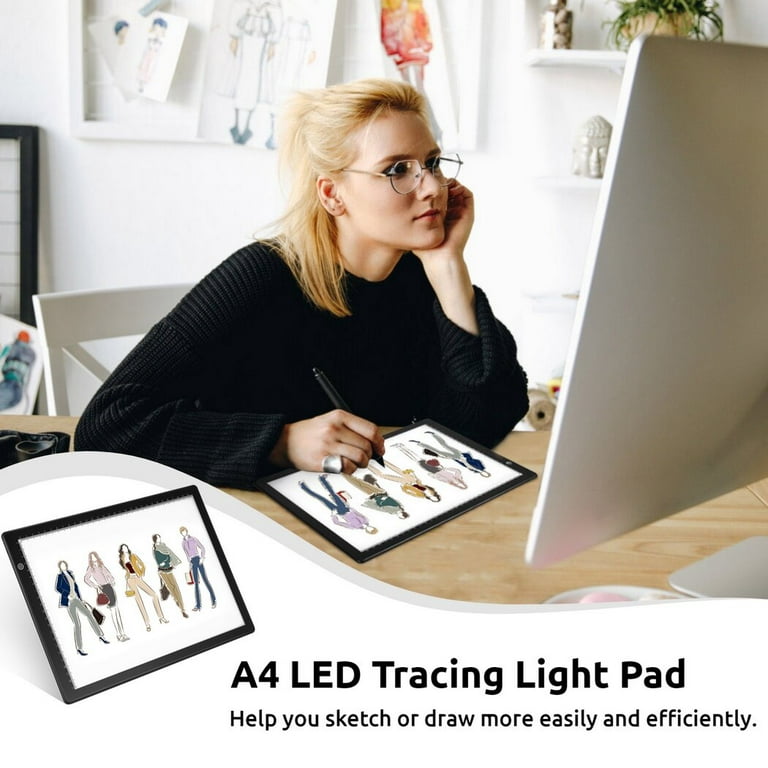Walmart Supplier A4 LED Tracing Light Box Slim Portable LED Light Pad Tracer  for Artists Drawing, Animation, Sketching - China A4 LED Tracing Light Box,  LED Light Pad