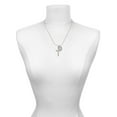 thumbnail image 3 of Delight Jewelry Stainless Steel Jeremiah 31:3 - Everlasting Love Engraved Cross - Best Mom Ever Charm Necklace, 3 of 4