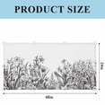 thumbnail image 3 of Wildflower Leaf Fluorescent Light Covers, Grey Floral Botanical White Watercolor Magnetic Light Covers for Ceiling Lights, Fluorescent Ceiling Shade Filters for Classroom Bedroom Office 4x2Ft x 2PCS, 3 of 8