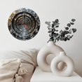 thumbnail image 6 of Spiral Metal Wall Clock Unique Home Decor 10-Inch Silent Wooden Wall Clock, Battery Operated (AA Batteries Not Included), Artistic Home Decor, 6 of 7