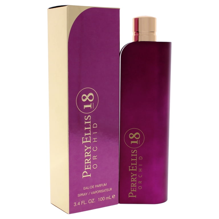 Perry Ellis 18 Orchid EDP Spray, 3.4 oz - Women's Fragrance with