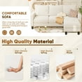 thumbnail image 5 of Furmax 70" Convertible Sectional Sofa Couch 3-Seat L-Shaped Small Sofa Couch with Reversible Chaise for Small Living Room, Apartment and Small Space, Linen White, 5 of 9