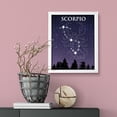 thumbnail image 4 of Designs ByLITA Scorpio Zodiac Sign Night Sky, 8 x 10 Wall Print Inspirational (Unframed) | Home and Office Decor | Astrology Star Sign Bedroom Decoration | Perfect Gift, 4 of 4
