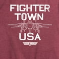 thumbnail image 3 of Top Gun - Property of Fighter Town - Women's Short Sleeve Graphic T-Shirt, 3 of 5