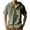 A-Olive Green, variant on Wyobmus Men's Summer Cotton Linen Hooded Shirt Casual Short Sleeve Button Up Drawstring Beach Shirt Casual Solid Color Tops With Hood S-3X A-White