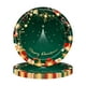thumbnail image 2 of Juego de Vajilla Desechable de 32 Piezas para Banquetes, Ideal para Fiestas Navideñas En Rojo y Verde | Diseño de Copos de Nieve | Platos, Vasos y Servilletas de Papel | Tamaño 7 Pulgadas, 2 of 6