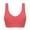 Watermelon Red, variant on Seamless Sports Bras for Women Large Size Wireless Brassiere Tank Top with Removable Pads Stretchy Yoga Bra
