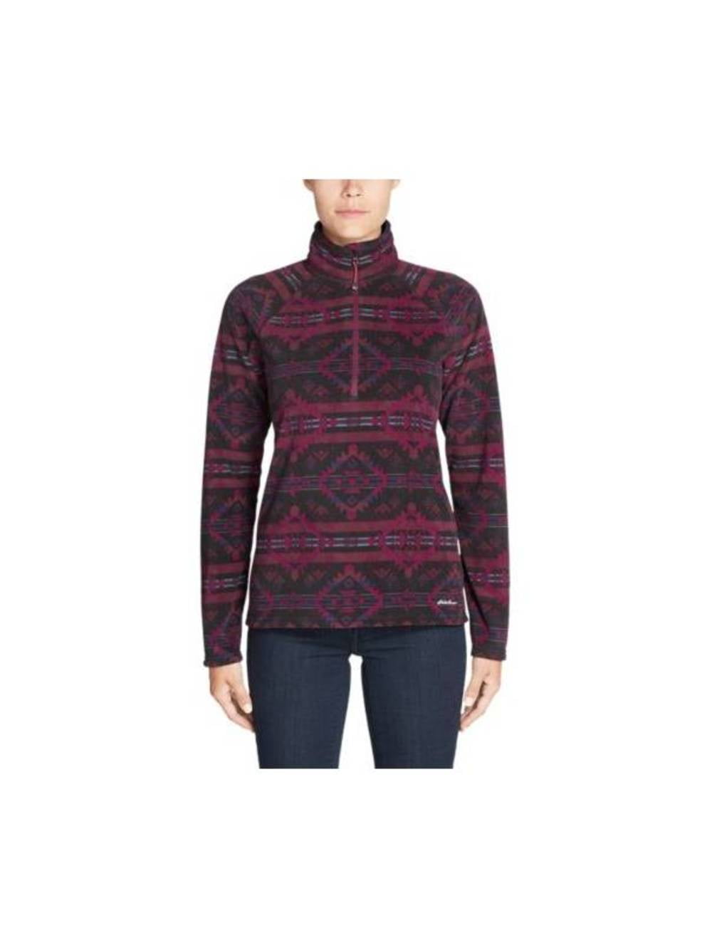 Eddie Bauer Eddie Bauer Women's Quest Fleece 1/4Zip Printed