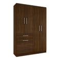 thumbnail image 1 of Ropero Mueble Closet Armario Organizador Moderno 4 Puertas, 1 of 2