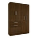 thumbnail image 1 of Ropero Mueble Closet Armario Organizador Moderno 4 Puertas, 1 of 2