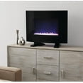 thumbnail image 5 of Konwin 22'' Freestanding or Wall Mounted Fireplace, Black, 5 of 5