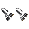 thumbnail image 1 of Divisor Tipo C A 3.5 Mm 1 6 Maneras Cable Extensión Audio Femenino, 1 of 5