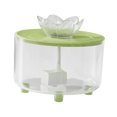 thumbnail image 3 of Fuente de agua automática para gatos, 1,5 L, compacta, base estable, silenciosa, regalo Verde, 3 of 9