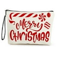 thumbnail image 2 of putnchl Christmas Candy Cosmetic Bag Women's Portable Storage Bag, 2 of 5
