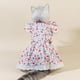 thumbnail image 1 of Ropa de algodón para mascotas, primavera y verano, vestido floral con mangas voladoras, ropa para gatos de peluche, 1 of 6