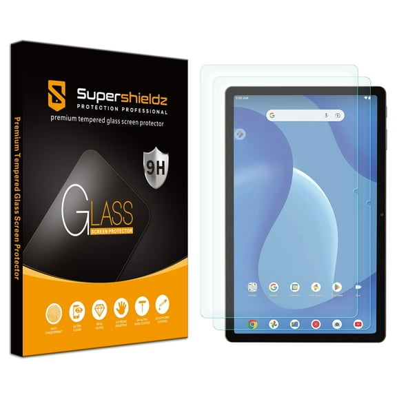 (2 Pack) Supershieldz Designed for Onn 11 inch Tablet Pro (2023 Model 100110027) Screen Protector, (Tempered Glass) Anti Scratch, Bubble Free