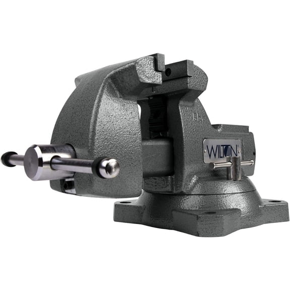 Wilton 21400 Mechanics Vise 5 Inch Jaw with Swivel Base