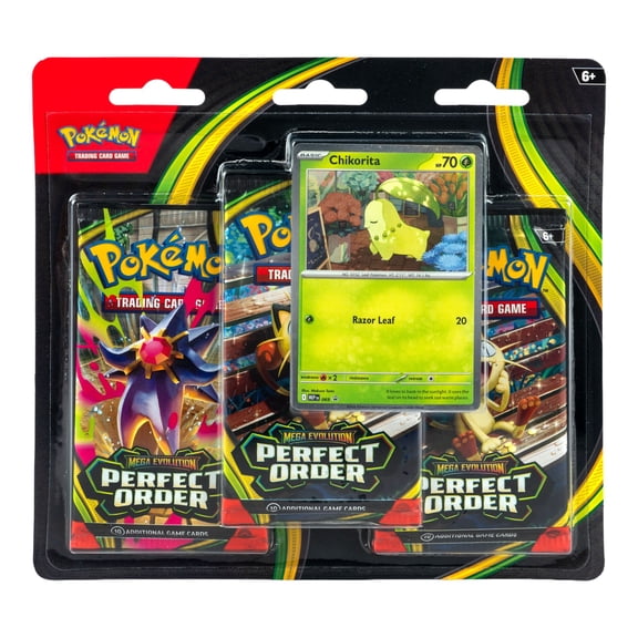 Pokemon Trading Card Games Mega Evolutions 3 Perfect Order 3Pk Blister