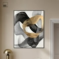 thumbnail image 3 of Golden Chaos II Canvas Neutral Boho Art by Art Remedy, Black Frame, 36" x 45", 3 of 7