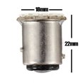 12X 1157 T25 S25 BAY15D 22 SMD LED White Car Stop Tail Turn Brake Light Bulb Lamp