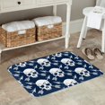 thumbnail image 7 of Pofeuu white arrow Skull Print Flannel Doormats Rug16"x24"Rug Washable Doormats Indoor Outdoor Rugs for Layered Front Door Mats, Porch, Kitchen, Entryway, 7 of 7
