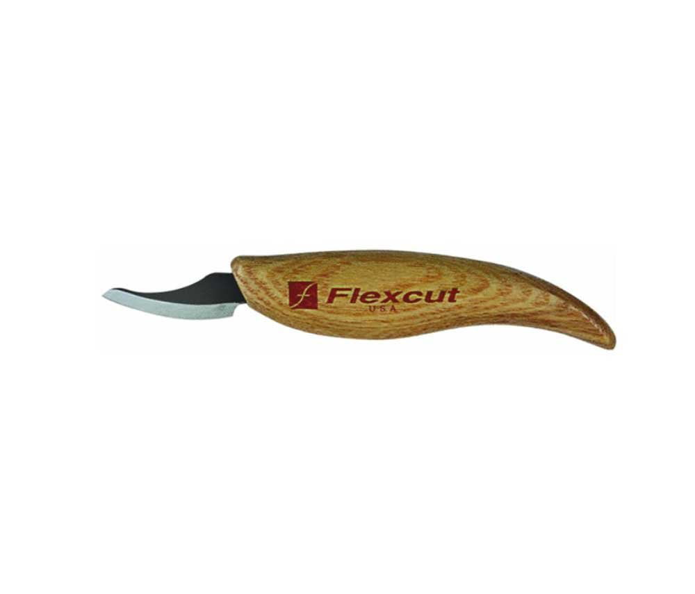 1-3/4 inch Blade Flexcut Roughing Knife High Carbon Steel Blade Ash Handle 
