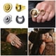 thumbnail image 2 of Stylish Western Themed Ring Handmade Cowboy Hat/Horseshoe Ring Gold Plated Copper Women Ring Fashion Accessory, 2 of 5