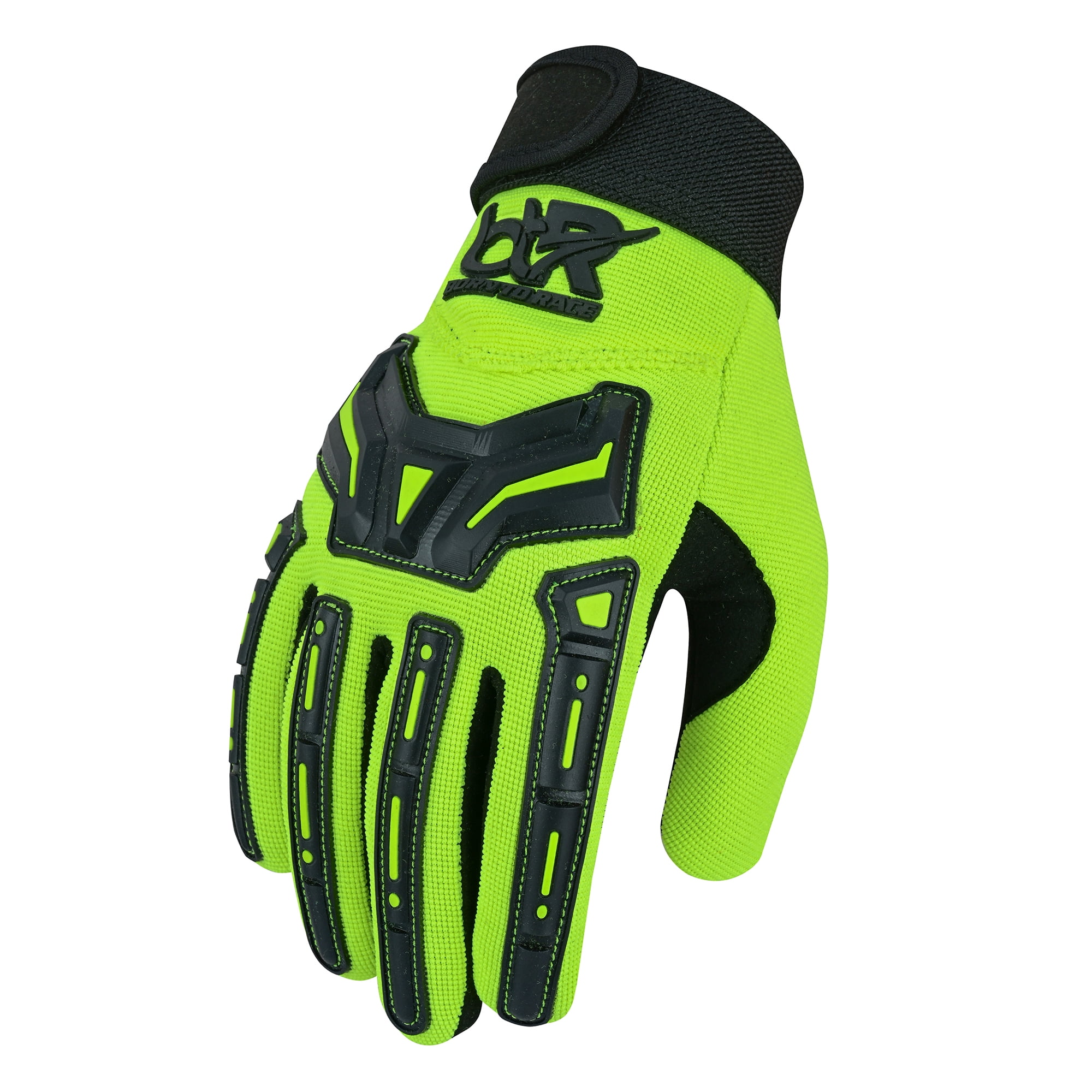 Mechanic Work Gloves Touchscreen Welding Power Tools Construction Heavy Duty Safety Work Gloves Hi Viz-XL