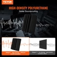 thumbnail image 3 of VEVOR Acoustic Foam Panels,4 Pack 16.5 x 6.3 x 12 inches,Adhesive High Density Soundproof Wall Panels,Sound Dampening Absorbing Panel for Studio Wall and Ceiling,Black, 3 of 8