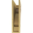 thumbnail image 4 of 6"W x 24"D x 24"H Thin Mayflower Rough Cedar Woodgrain TimberThane Corbel, Primed Tan, 4 of 6