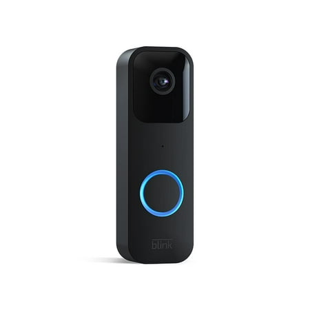 Combo Bundle - Blnk Video Doorbell + Sync Module 2 + 64Gb USB | Two-Way Audio, HD Video, Motion and Chime App Alerts and Alexa Enabled — Wired or Wire-Free (Black)