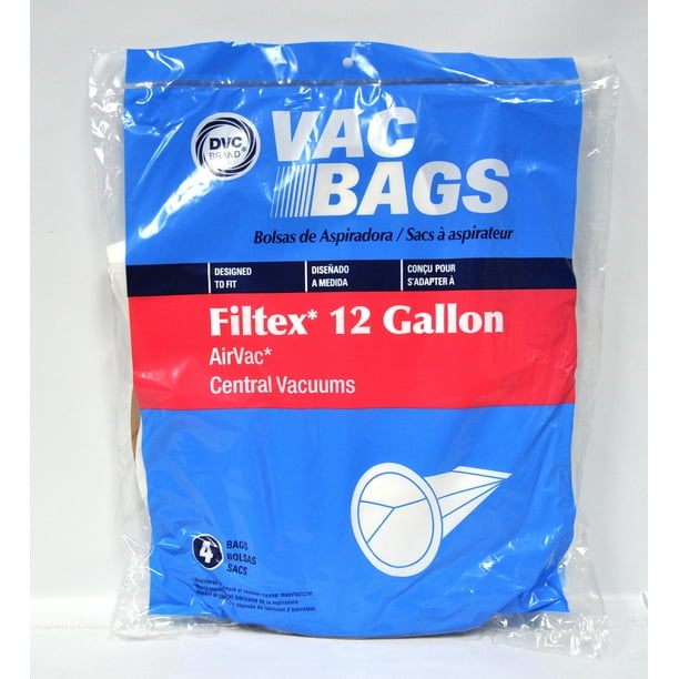 DVC Filtex 12 Gallon Air Vac Central Vacuum Bags