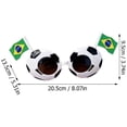 thumbnail image 3 of 2026 Football Match Glasses US Canadian Flag Cheering Prop UV400 Sunglasses, 3 of 8