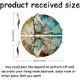 thumbnail image 2 of SUNNYCLUE Colorful Chrysalis Moth Wall Decals Vinyl Insect Plants Wall Stickers Removable Peas Wall Murals Colorful Flower Wall Decor for Bedroom Living Room, 2 of 9
