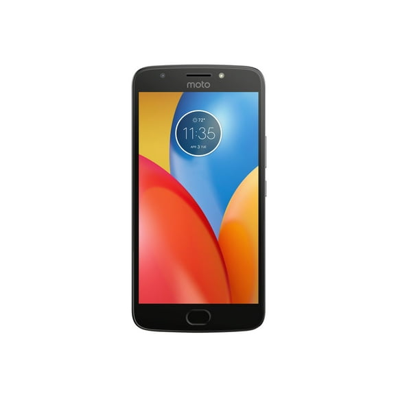 Motorola E4 Plus Moto - Téléphone Intelligent 4G - RAM 2 GB / Mémoire Interne 32 GB - slot microSD - Écran LCD - 5.5 Pouces - 1280 x 720 pixels - Caméra Arrière 13 MP - Caméra avant 5 MP - Gris Fer