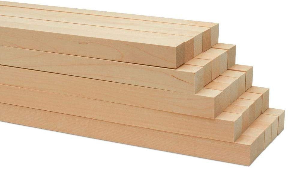 1/2 X 36 Hardwood Square Dowels 1 Pc tillescenter Wood Raw Materials