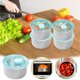 thumbnail image 1 of Lonchera, cajas Bento, caja de almacenamiento de refrigerador de acero inoxidable con tapa, caja de embalaje de alimentos, caja de picnic, caja de almacenamiento de frutas, conservación de frescura, c, 1 of 9