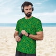 thumbnail image 4 of Wukai St Patrick's Day5 Print Men's Short-Sleeved Mesh T-Shirt,Quick-Dry Short Sleeve Workout T-Shirt-5X-Large, 4 of 8