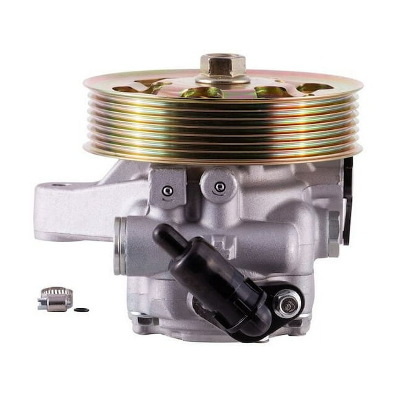 Power Steering Pump with Pulley - Compatible with 2002, 2005 - 2011 Honda CR-V 2.4L 4-Cylinder 2006 2007 2008 2009 2010