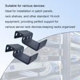 thumbnail image 4 of Compatible 1RU Recessed Rack Adapter-for Computers,Servers,and Network Devices,fits Patch Panels,Rack Shelves,and Standard 19-inc, 4 of 7