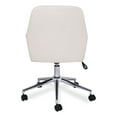 thumbnail image 4 of Workspace by Alera Mid-Century Task Chair, Supports Up to 275 lb, 18.9 to 22.24 Seat Height, Cream, 4 of 5