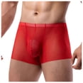 thumbnail image 1 of Men's Solid Color Trend Mesh Breathable Briefs for Everyday Comfort and Lightweight Support, 1 of 5